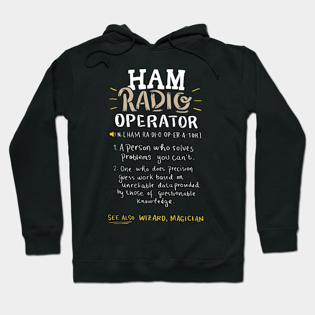 Ham Radio Operator Hoodie by yeoys